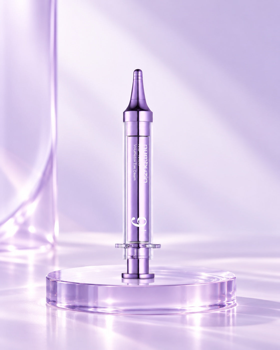 Composição editorial do creme para olhos Numbuzin No.9 NAD+ Retinol Volumetox, embalagem de 10 mL